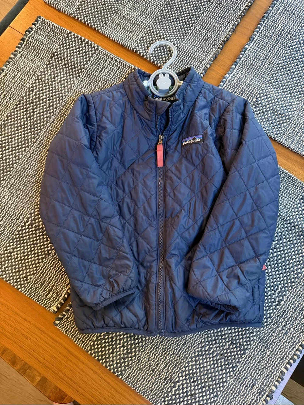Patagonia Navy Quilted Baby Puff Jacket